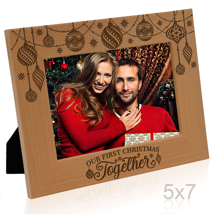 Our First Christmas Wood Frame