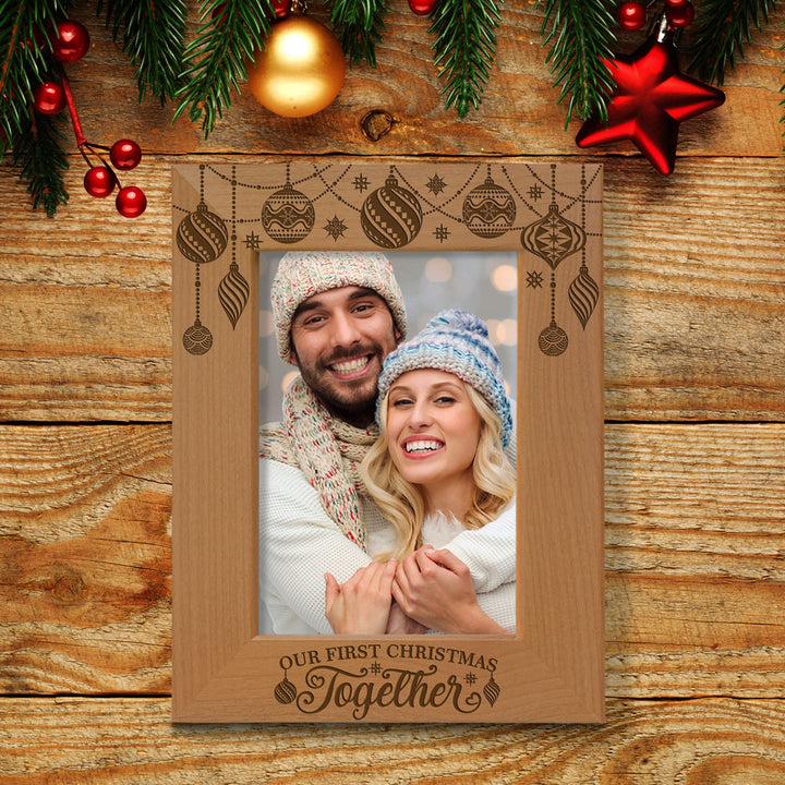 Our First Christmas Wood Frame