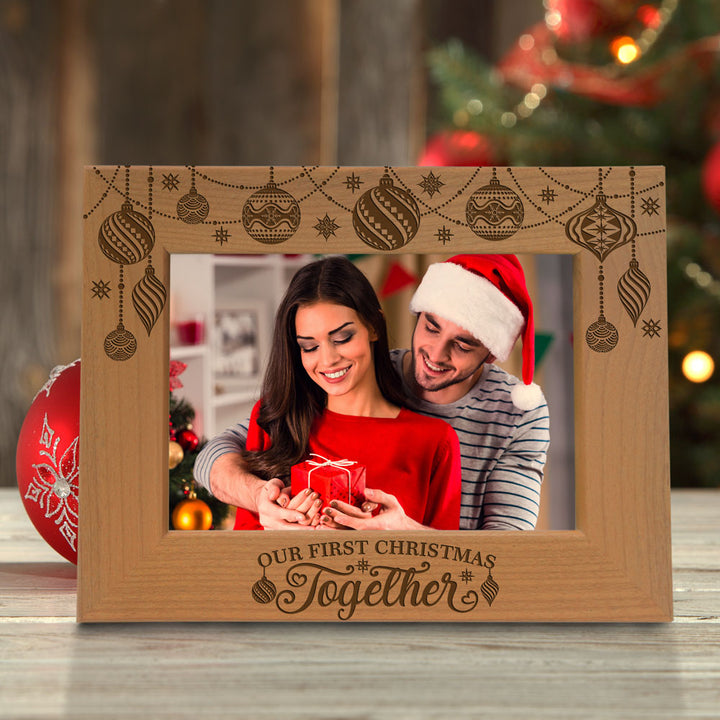 Our First Christmas Wood Frame