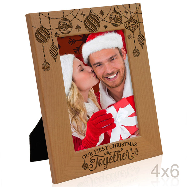 Our First Christmas Wood Frame