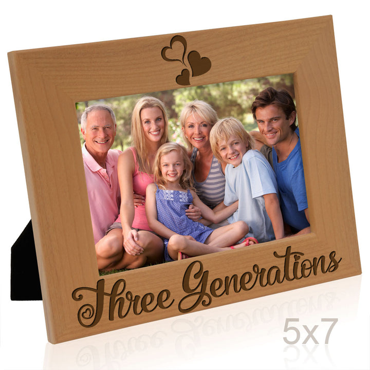 Three Generations One Family Wood Frame
