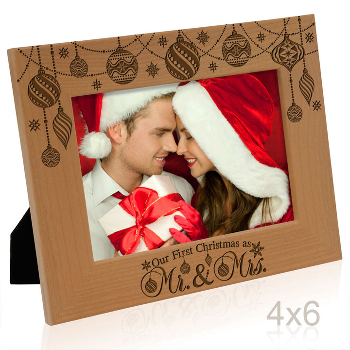 Our First Christmas Wood Frame