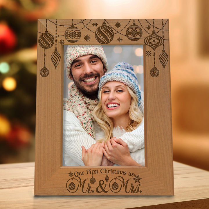 Our First Christmas Wood Frame