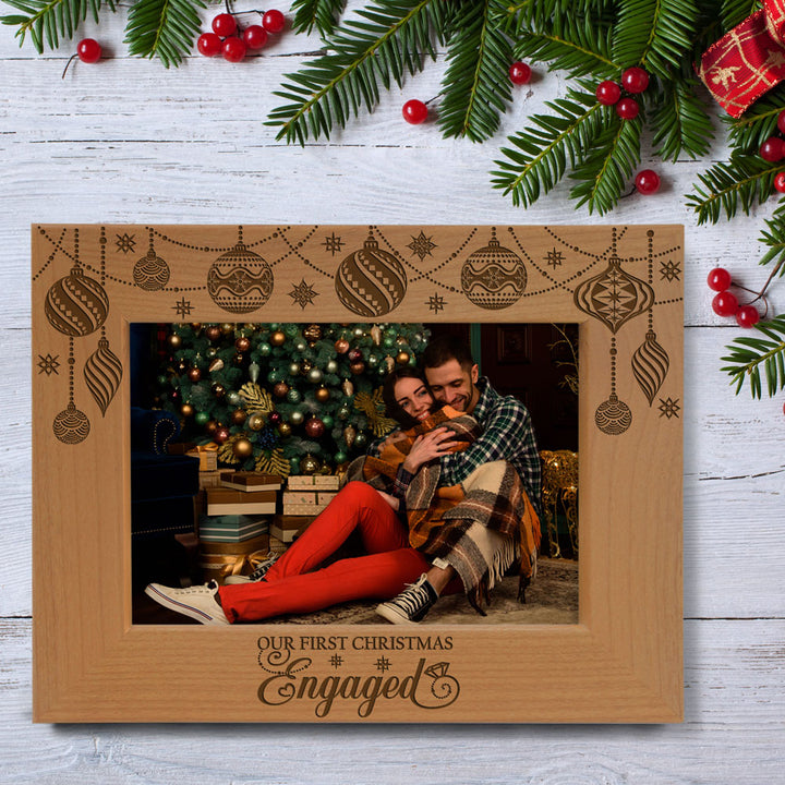 Our First Christmas Wood Frame