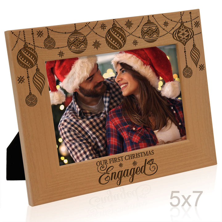 Our First Christmas Wood Frame