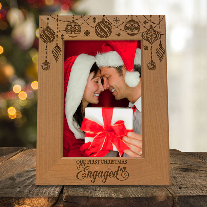 Our First Christmas Wood Frame