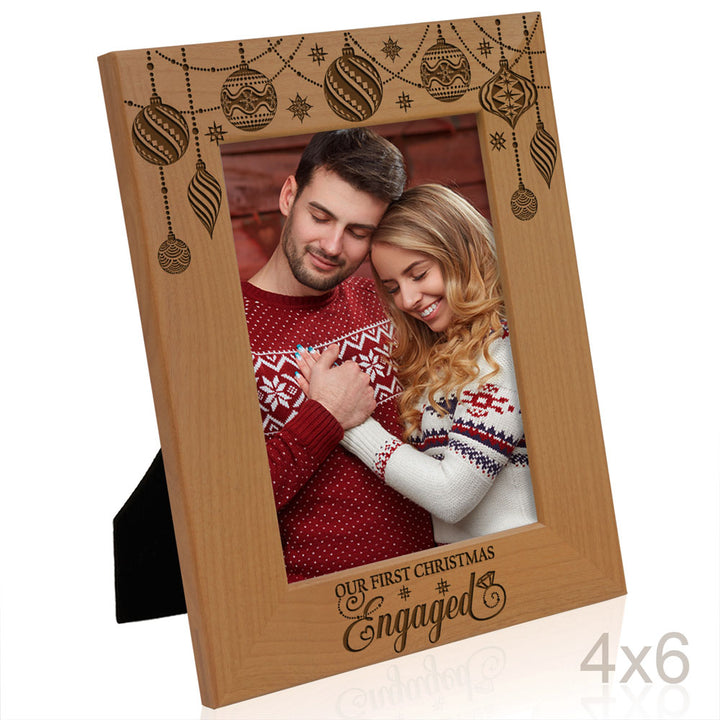 Our First Christmas Wood Frame