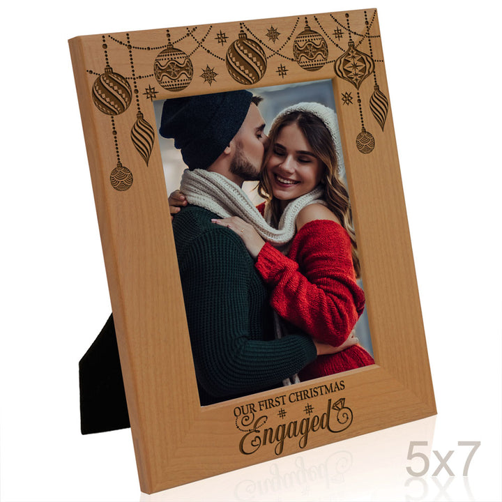 Our First Christmas Wood Frame