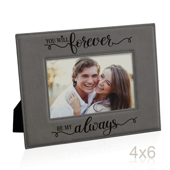 Forever My Always Leather Frame