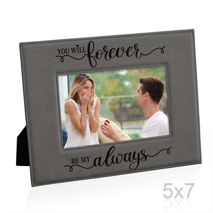 Forever My Always Leather Frame