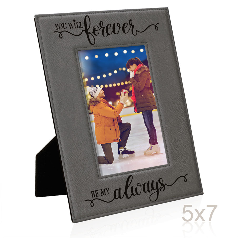 Forever My Always Leather Frame
