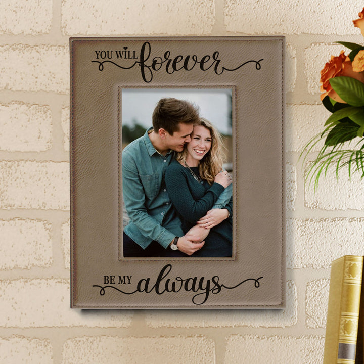 Forever My Always Leather Frame