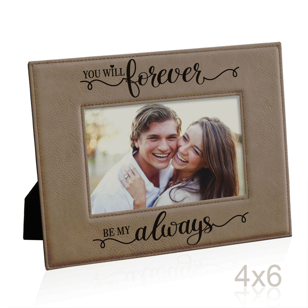Forever My Always Leather Frame