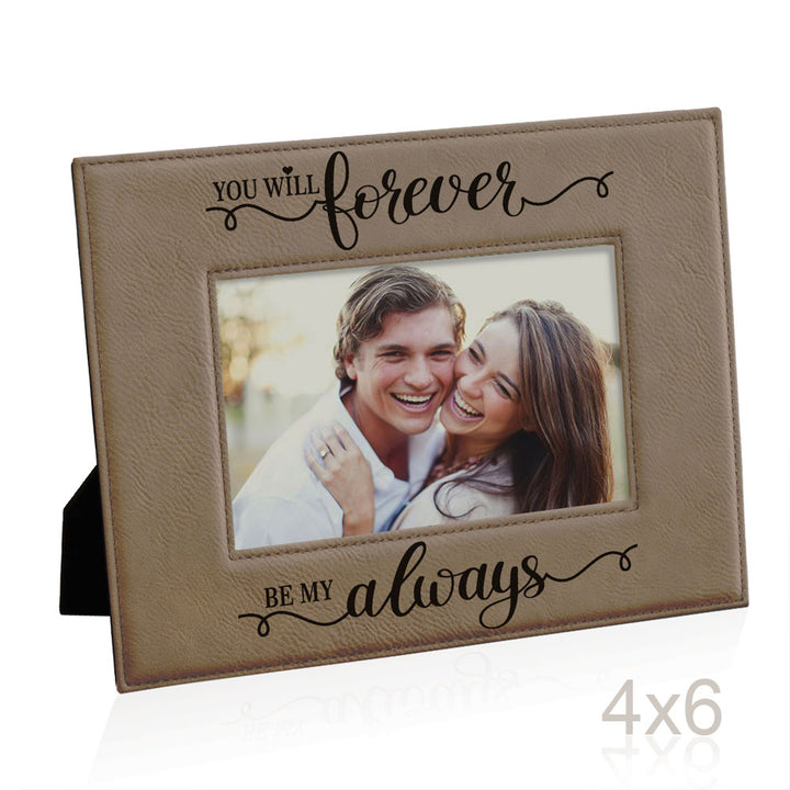 Forever My Always Leather Frame