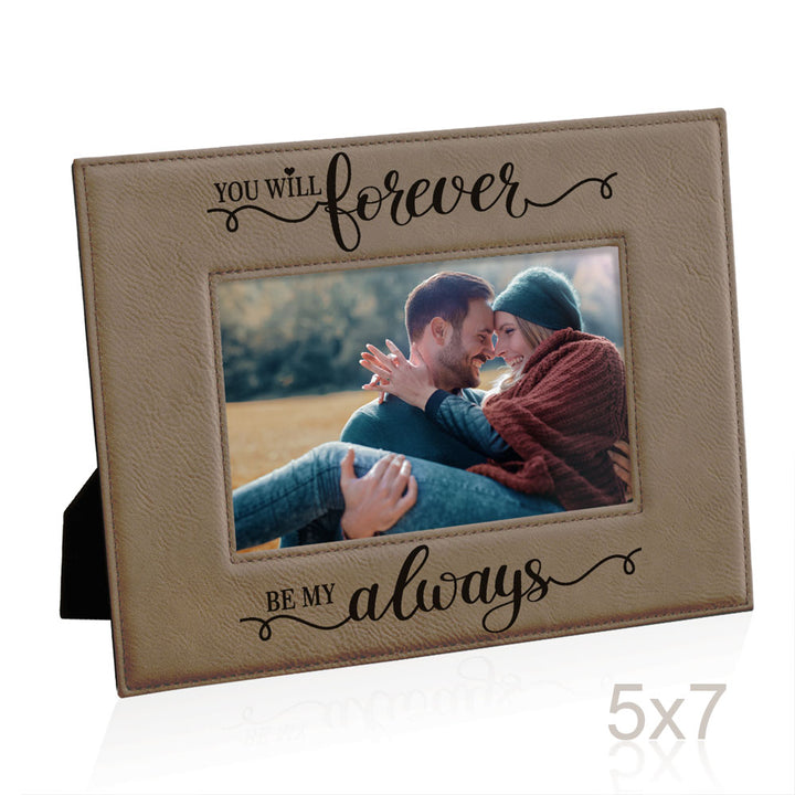 Forever My Always Leather Frame