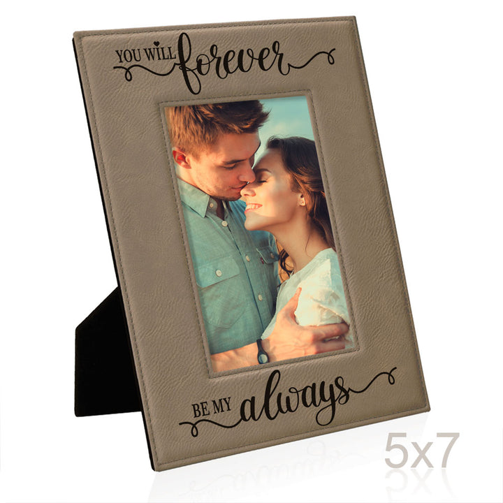 Forever My Always Leather Frame