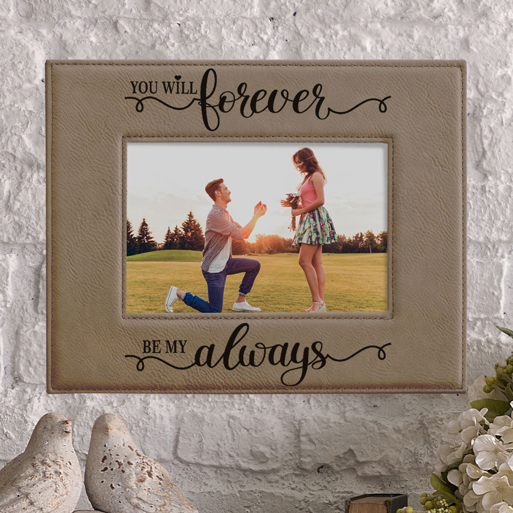 Forever My Always Leather Frame